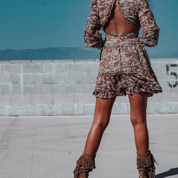 Bohemian Spell Style Animal Print Festival Dress - Picture 8 of 8